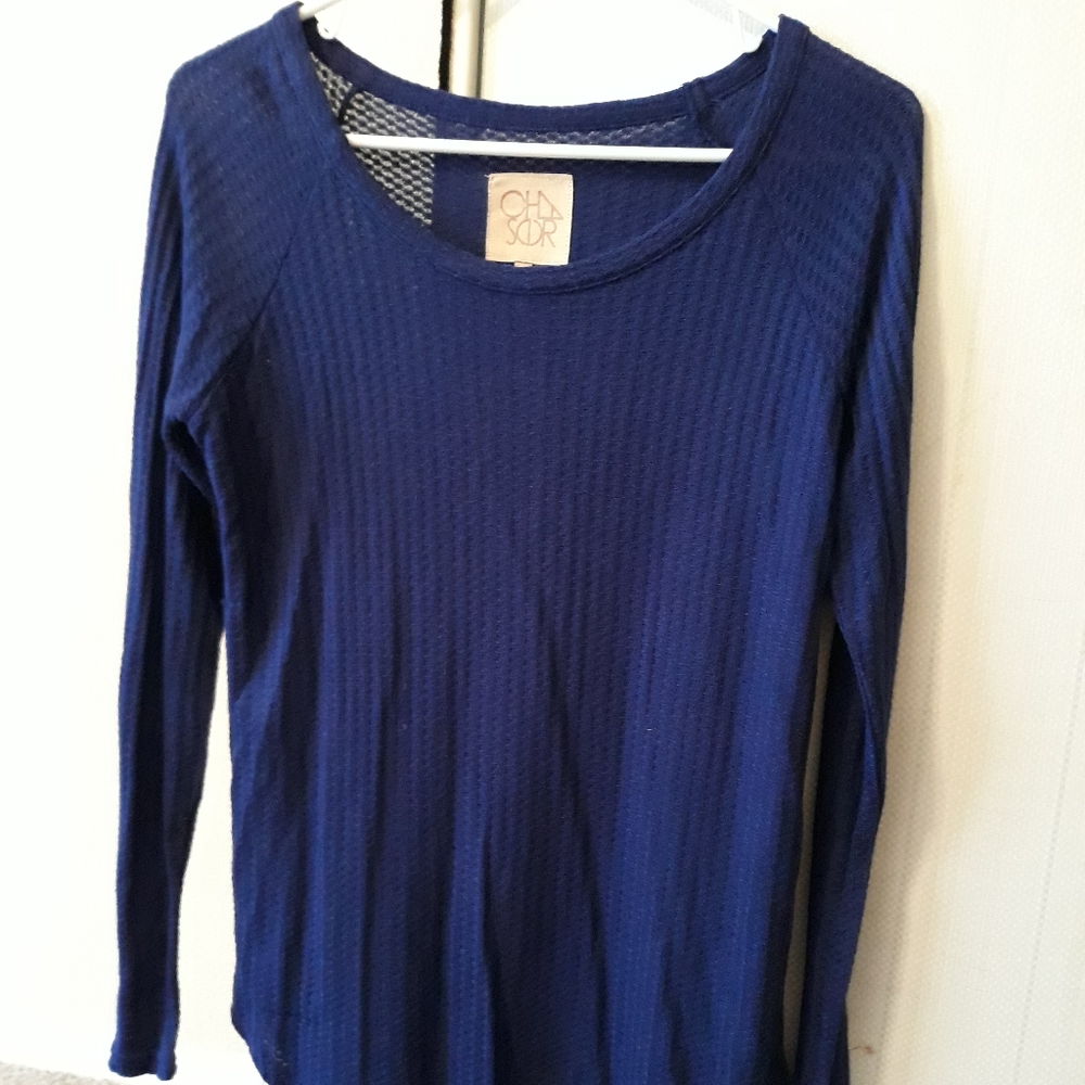Sapphire Long Sleeve Shirt Size Small